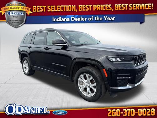Diamond Black Crystal Pearlcoat 2023 Jeep Grand Cherokee L Limited