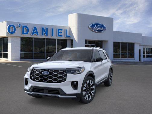 Space White Metallic 2026 Ford Explorer Platinum