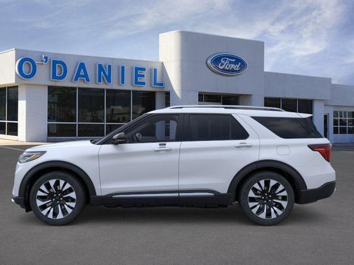Space White Metallic 2026 Ford Explorer Platinum