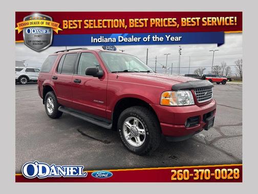 Red Fire Clearcoat Metallic 2004 Ford Explorer XLT
