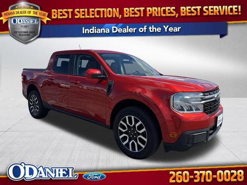 Chili Pepper Red 2023 Ford Maverick Lariat