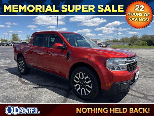 Chili Pepper Red 2023 Ford Maverick Lariat