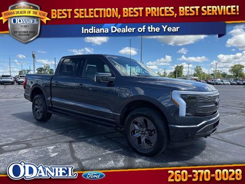 Quartz Metallic 2022 Ford F-150 Lightning LARIAT