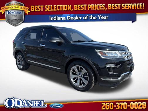 Shadow Black 2018 Ford Explorer Limited