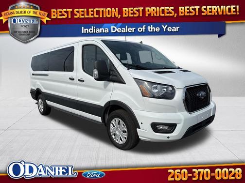 Oxford White 2024 Ford Transit-350 XLT