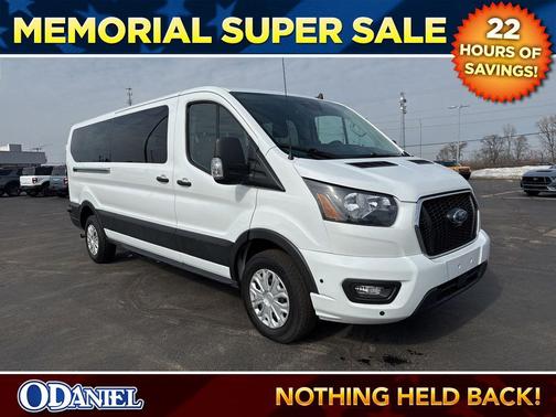 Oxford White 2024 Ford Transit-350 XLT