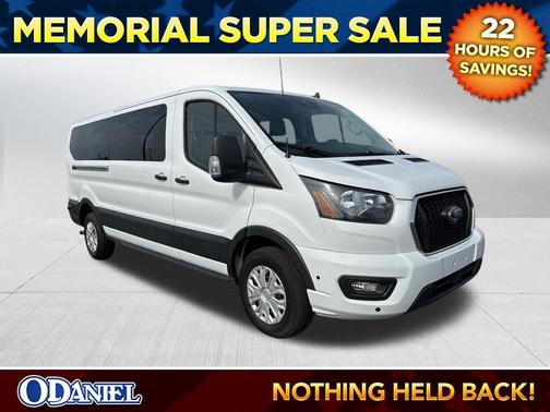 Oxford White 2024 Ford Transit-350 XLT