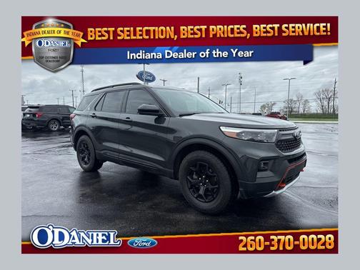 Green Metallic 2023 Ford Explorer Timberline