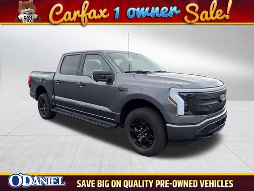 Gray Metallic 2025 Ford F-150 Lightning XLT