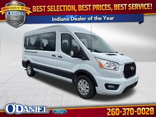 Oxford White 2022 Ford Transit-350 XLT