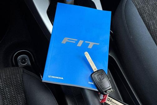 Aegean Blue Metallic 2017 Honda Fit LX