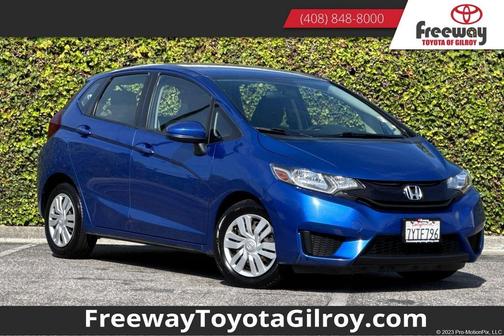 Aegean Blue Metallic 2017 Honda Fit LX