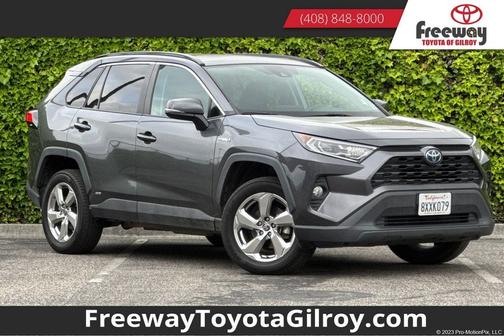 Magnetic Gray Metallic 2021 Toyota RAV4 Hybrid XLE Premium
