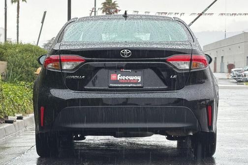 Midnight Black Metallic 2025 Toyota Corolla LE