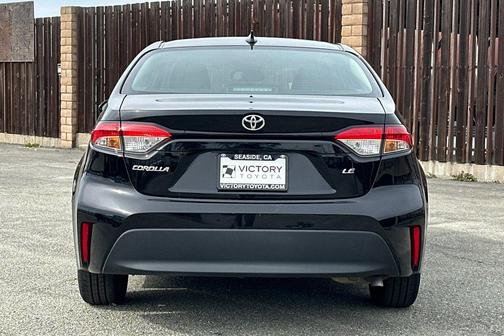 Midnight Black Metallic 2025 Toyota Corolla LE