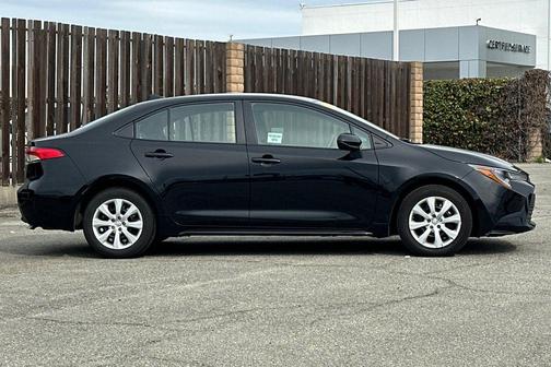 Midnight Black Metallic 2025 Toyota Corolla LE