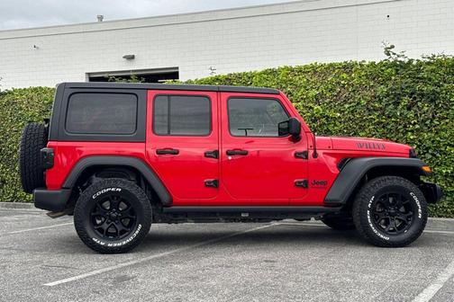 Firecracker Red Clearcoat 2021 Jeep Wrangler Willys