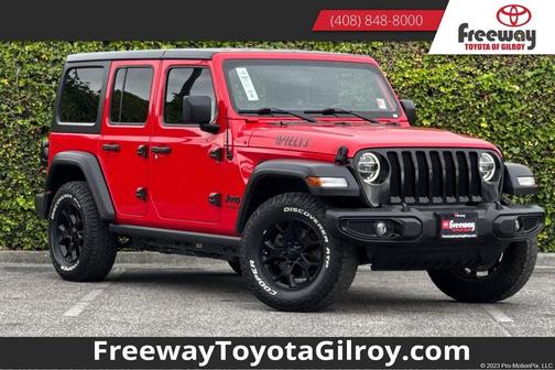 Firecracker Red Clearcoat 2021 Jeep Wrangler Willys