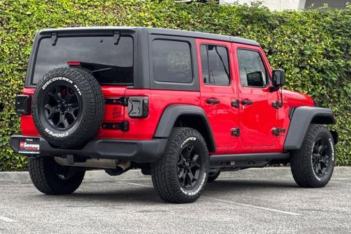 Firecracker Red Clearcoat 2021 Jeep Wrangler Willys