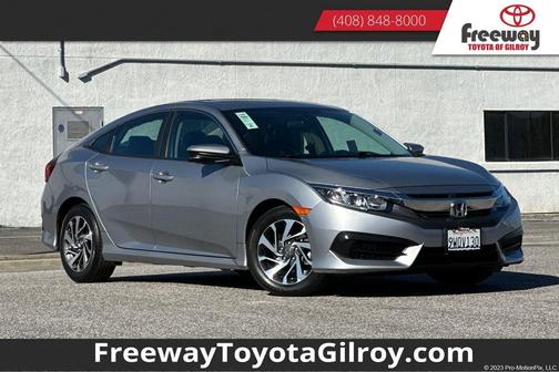 Lunar Silver Metallic 2017 Honda Civic EX