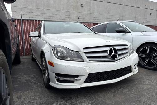 White 2013 Mercedes-Benz C-Class C 300 4MATIC Sport
