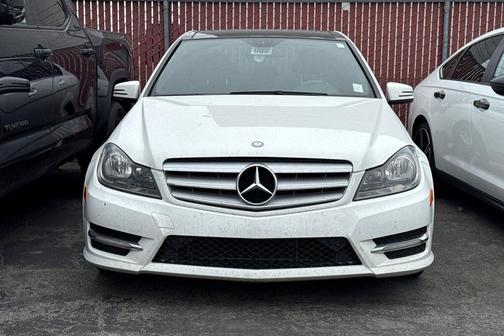 White 2013 Mercedes-Benz C-Class C 300 4MATIC Sport