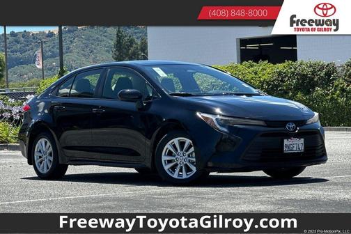 Midnight Black Metallic 2024 Toyota Corolla Hybrid LE