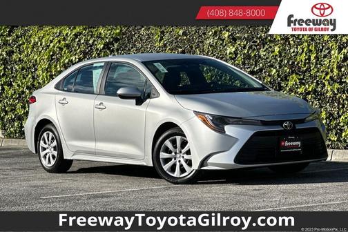 Classic Silver Metallic 2025 Toyota Corolla LE