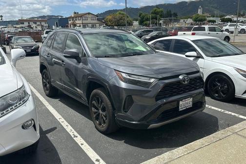 Magnetic Gray Metallic 2023 Toyota RAV4 Hybrid SE