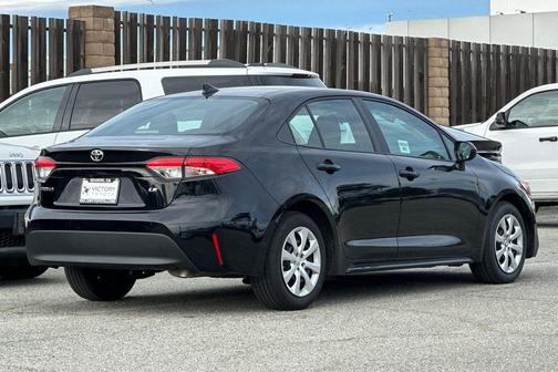 Midnight Black Metallic 2025 Toyota Corolla LE