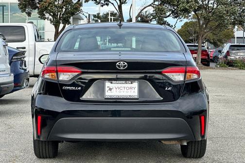 Midnight Black Metallic 2025 Toyota Corolla LE