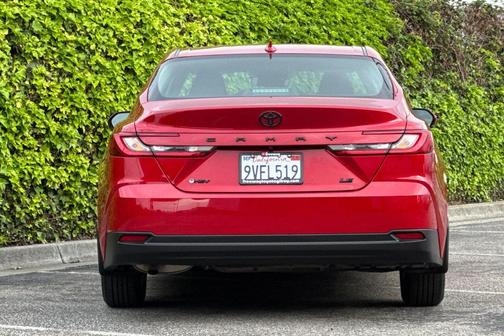 Supersonic Red 2025 Toyota Camry LE