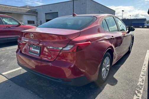 Supersonic Red 2025 Toyota Camry LE