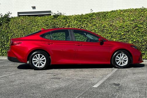 Supersonic Red 2025 Toyota Camry LE