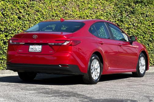 Supersonic Red 2025 Toyota Camry LE