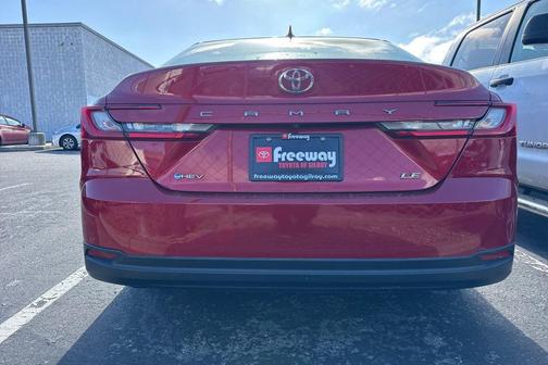 Supersonic Red 2025 Toyota Camry LE