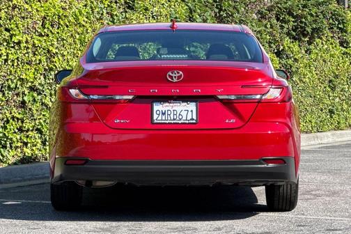 Supersonic Red 2025 Toyota Camry LE