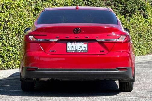 Supersonic Red 2025 Toyota Camry LE