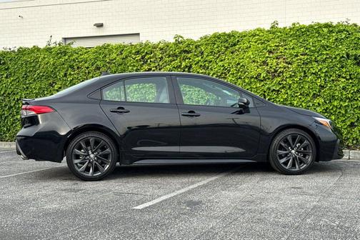 Midnight Black Metallic 2025 Toyota Corolla SE