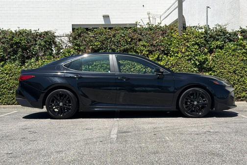 Midnight Black Metallic 2025 Toyota Camry SE