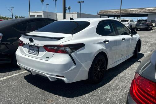 White 2022 Toyota Camry Nightshade Edition Hybrid