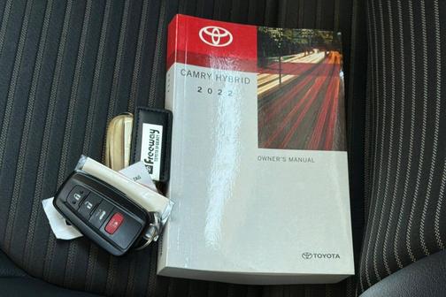 White 2022 Toyota Camry Nightshade Edition Hybrid