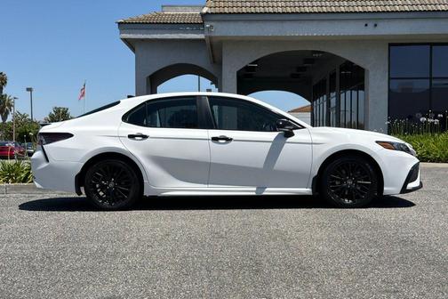 White 2022 Toyota Camry Nightshade Edition Hybrid
