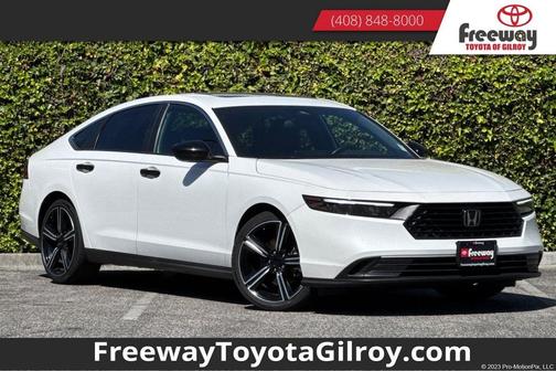 Platinum White Pearl 2024 Honda Accord Hybrid Sport