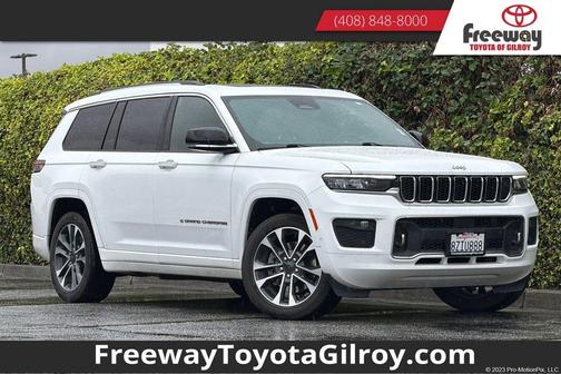 Bright White Clearcoat 2021 Jeep Grand Cherokee L Overland