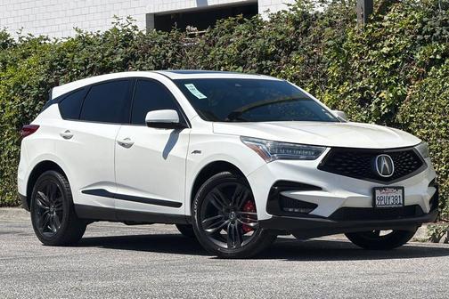 White Diamond Pearl 2019 Acura RDX A-Spec