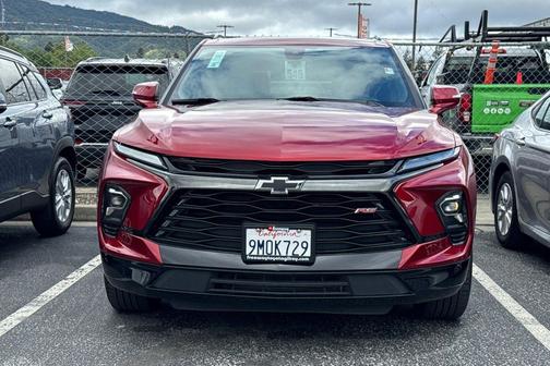 Radiant Red Tintcoat 2024 Chevrolet Blazer RS