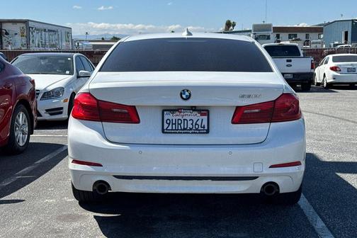 White Metallic 2019 BMW 530 530i