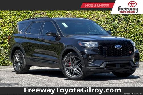 Agate Black Metallic 2025 Ford Explorer ST
