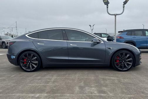 Midnight Silver Metallic 2020 Tesla Model 3 Performance